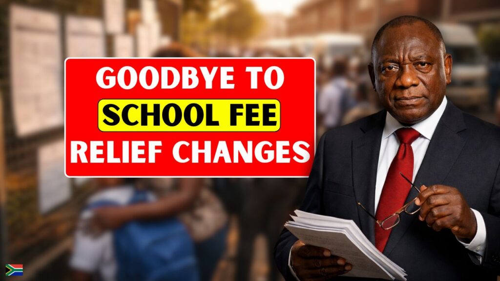 Goodbye To School Fee Relief South Africa