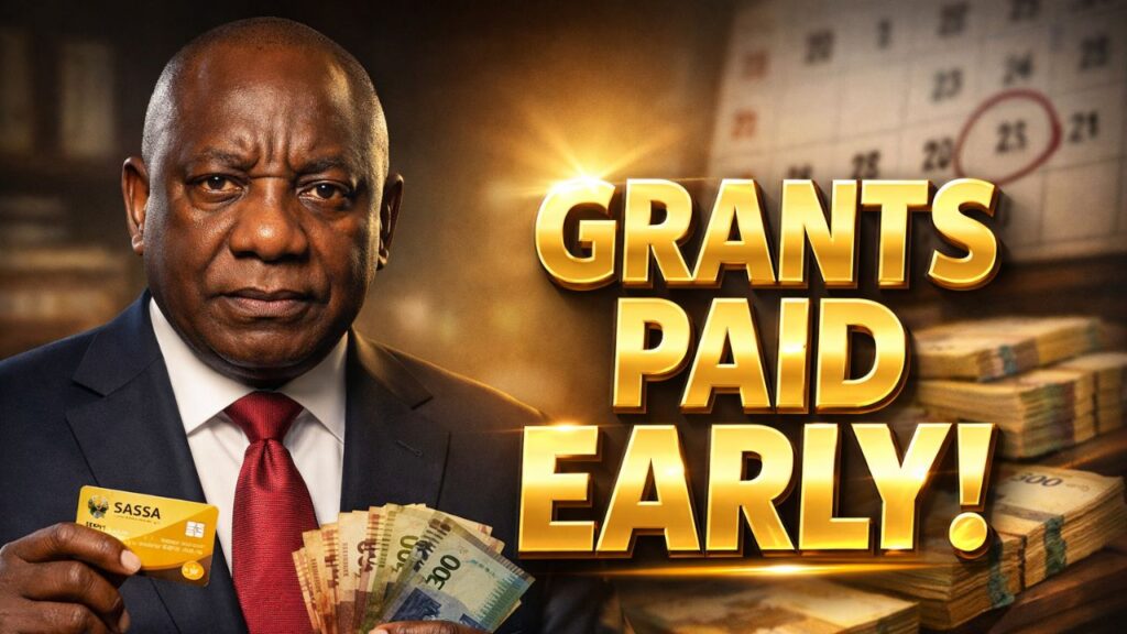 Grants Paid Earlier Than Scheduled