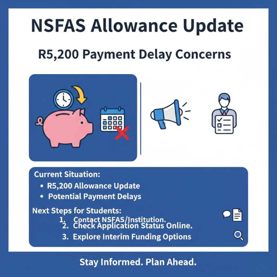 NSFAS R5,200 Allowance Update 